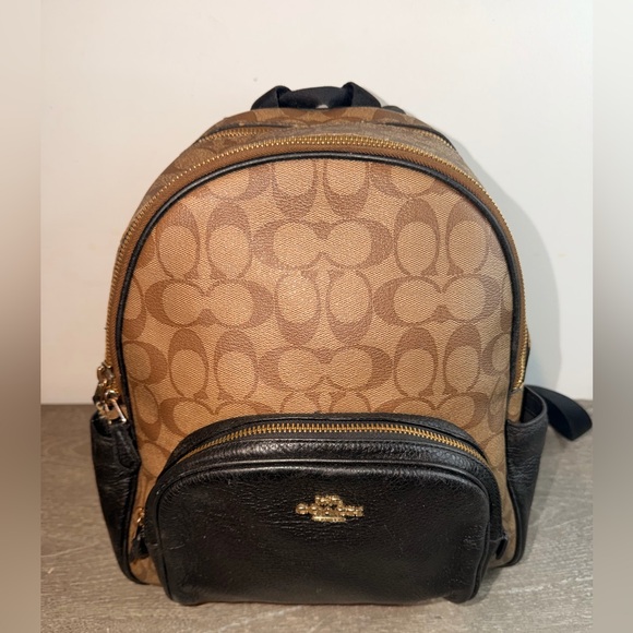Coach Handbags - Coach Brown and Black Backpack